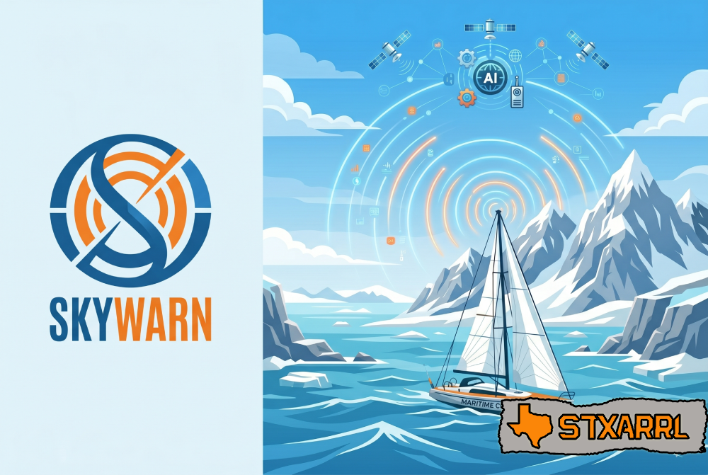Live AI Weather Routing via HF Radio