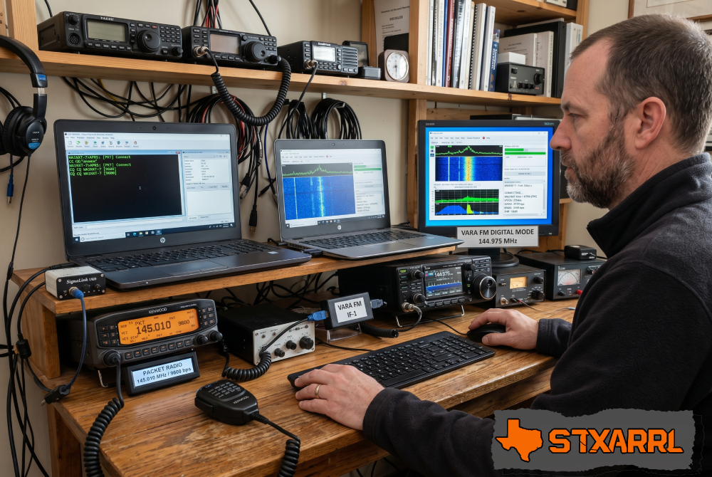 Texas RMS Packet & VARA FM Station Uptimes – ARRL South Texas Section